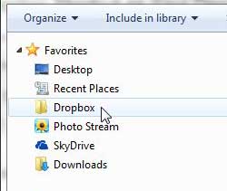 desktop shortcut for dropbox on mac